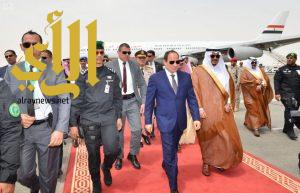 رئيس جمهورية مصر العربية يصل إلى الرياض