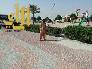 بلدية الخفجي : حملة لإزالة المخلفات والإنقاض من أحياء المحافظة