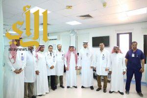 محافظ عنيزة يزور مستشفى الملك سعود