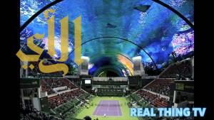 بالفيديو .. أول ملعب تنس تحت الماء في دبي