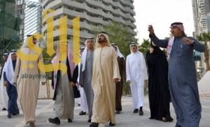 محمد بن راشد يزور مركز الملك عبدالله المالي بالرياض