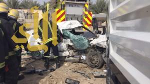 وفاة مقيم وإصابة آخر بحادث مروري في محافظة الأحساء