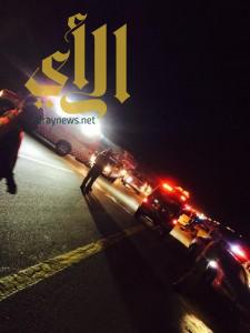 “5” إصابات بحادث مروري على طريق الرياض القصيم‏