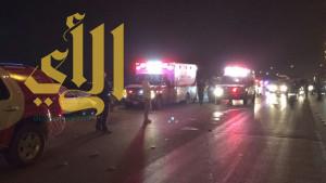 وفاة شخصين وإصابة آخرين بحادث سير على طريق الرياض – مكة المكرمة