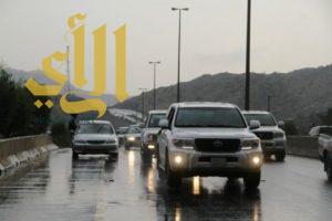 أمطار من متوسطة إلى غزيرة على محافظة الطائف