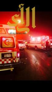 وفاة شخص وإصابة 16 آخرين بحادث مروري على طريق الرياض السليل