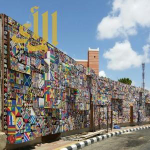 7 آلاف قطعة فنية تشكل جدارية بينالي عسير الدولي