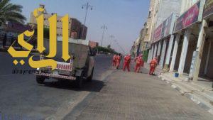 استمرار حملات بلدية محافظة الخفجي استعدادا لعيد الفطر