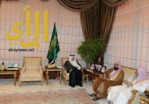 الأمير فيصل بن خالد يستقبل رئيس فرع الإفتاء ومدير الشؤون الإسلامية بعسير