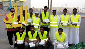 نادي الجيل بالأحساء ينظم مشروع إفطار صائم على طريق الخليج الدولي