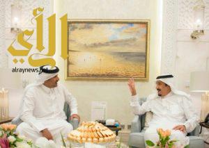 الملك سلمان يستقبل أمير دولة قطر