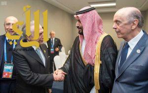 سمو ولي ولي العهد يلتقي رئيس البرازيل على هامش انعقاد قمة مجموعة العشرين