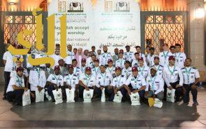 تكريم الكشافة المشاركين في خدمة قاصدي المسجد النبوي