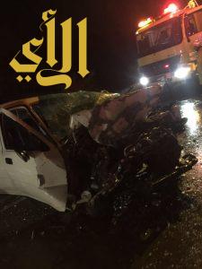 مصرع شخص وإصابة ستة آخرين بحوادث متفرقة بمنطقة الباحة
