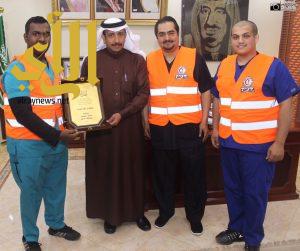 محافظ الزلفي يستقبل فريق التطوع التابع لهيئة الهلال الأحمر السعودي بالمحافظة
