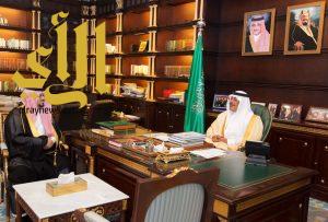 مشاري بن سعود يستقبل “السواط” أمين منطقة الباحة