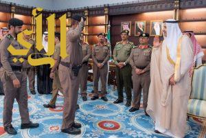الامير حسام بن سعود يستقبل قادة القطاعات الأمنية بالمنطقة
