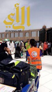 المتطوعون يشاركون في التغطية الإسعافية في المسجد النبوي الشريف