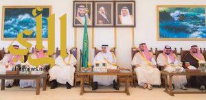 سمو أمير الباحة يستقبل المهنئين بحلول عيد الفطر المبارك بقصر البريدة