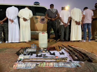 شرطة القصيم: القبض على تسعة مواطنين بحوزتهم مواد مخدرة وأسلحة