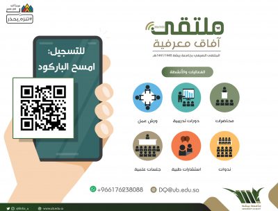 ملتقى آفاق معرفية الصيفي الافتراضي بجامعة #بيشة يواصل فعالياته