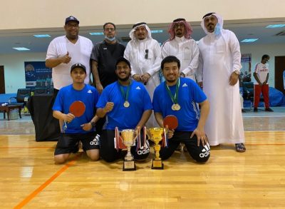 نادي #صم_الشرقية يحقق المركز الأول في  بطولة #المملكة في تنس الطاولة