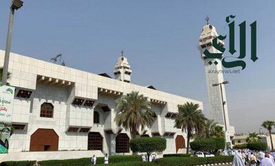 مسجد التنعيم الموضع الذي أحرمت منه أم المؤمنين عائشة رضي الله عنها في حجة الوداع