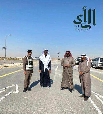 بلدية جوف بني هاجر تفتتح طريق الملك عبدالعزيز الجهة الجنوبية
