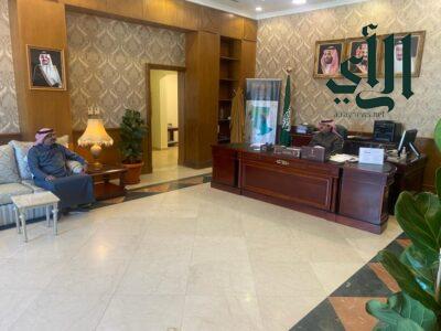 ” آل حامد ” يستقبل رئيس جامعة بيشة