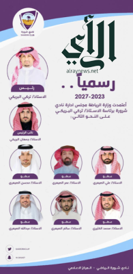 إعتماد اعضاء مجلس ادارة نادي #شرورة 2023-2027