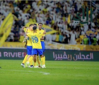 #النصر يفوز بثلاثية على #الرائد