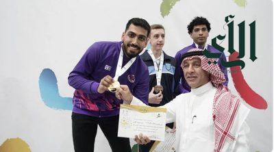 “أحمد الصبان” يتوج أبطال الجولة الذهبية في بطولة المملكة للمبارزة
