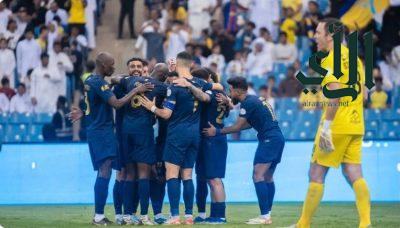 النصر يصعد إلى المركز الثاني بعد فوزه على الفيحاء بثلاثية