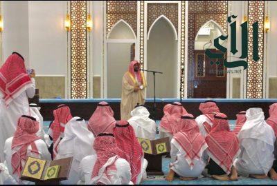 مدير الشؤون الإسلامية يفتتح مسجدي الحكمي وعمر بن الخطاب في أحد المسارحة