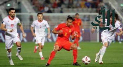منتخب الصين يتعادل مع منتخب طاجيكستان سلبياً في كأس آسيا