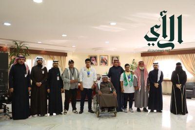 السباعي يستقبل ابطال جمعية تأهيل الحاصلين على ميداليات الأولمبياد الخاص السعودي