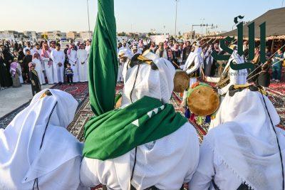 بلدية الظهران تنظم فعالية احتفاء أهالي أجيال ليوم التأسيس السعودي
