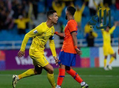 النصر يتغلب على الفيحاء في ذهاب ثمن النهائي