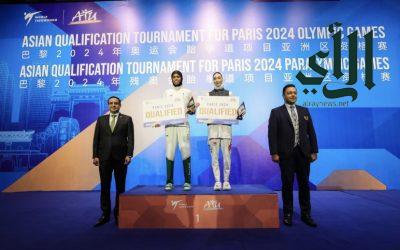 وزير الرياضة بارك على المنجز الكبير ،   -دنيا أبوطالب تتأهل لأولمبياد باريس 2024