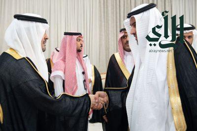 نائب أمير مكة المكرمة صاحب السمو الملكي الامير سعود بن مشعل يستقبل أئمة المسجد الحرام ومديري القطاعات الامنية