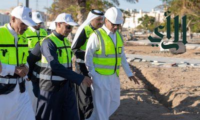 أمين عسير إلزام الشركات الخدمية بسفلتة كامل عرض الطريق في الطرق الجديدة