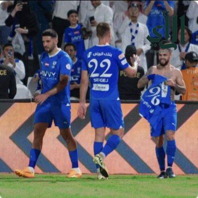 الهلال يواصل سلسلة الانتصارات بعد تغلبه على الطائي بثلاثية في دوري روشن