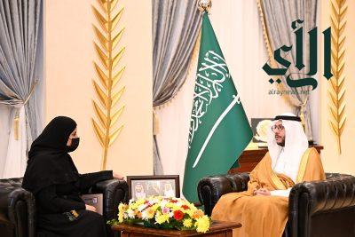 الأمير سعود بن نهار يستقبل رئيس مجلس إدارة جمعية اليقظة الخيرية