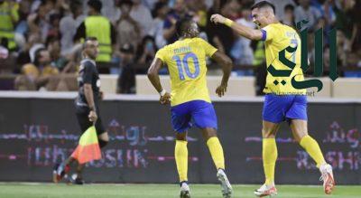 النصر يكتسح العروبة بثلاثية في دوري روشن للمحترفين