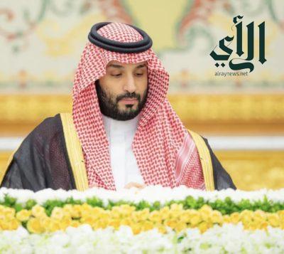 ولي العهد يرأس مجلس الوزراء ويستهل الجلسة بالطمأنة على صحة الملك