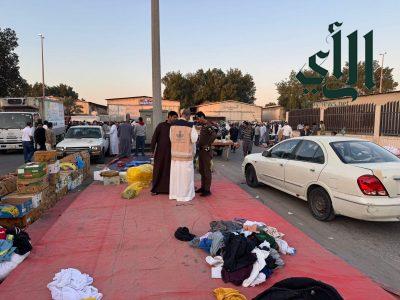 حملة ميدانية على الباعة الجائلين المخالفين في غرب الدمام تسفر عن مصادرة 168 طنًا من المتروكات