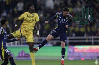 النصر يتعادل إيجابياً مع التعاون ويتراجع للرابع في دوري روشن للمحترفين