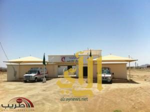 رئيس هيئة الهلال الأحمر يعتمد تشغيل مركز إسعاف محافظة طريب