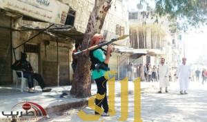 معارك بين الجيش الحر وقوات الأسد في دمشق وحلب
