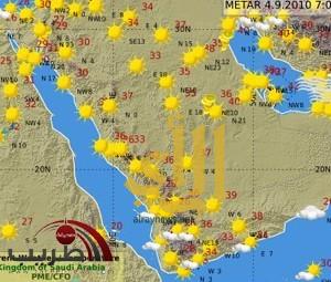 سحب ركامية ممطرة على المرتفعات الجنوبية وارتفاع طفيف في درجات الحرارة على شرق ووسط المملكة